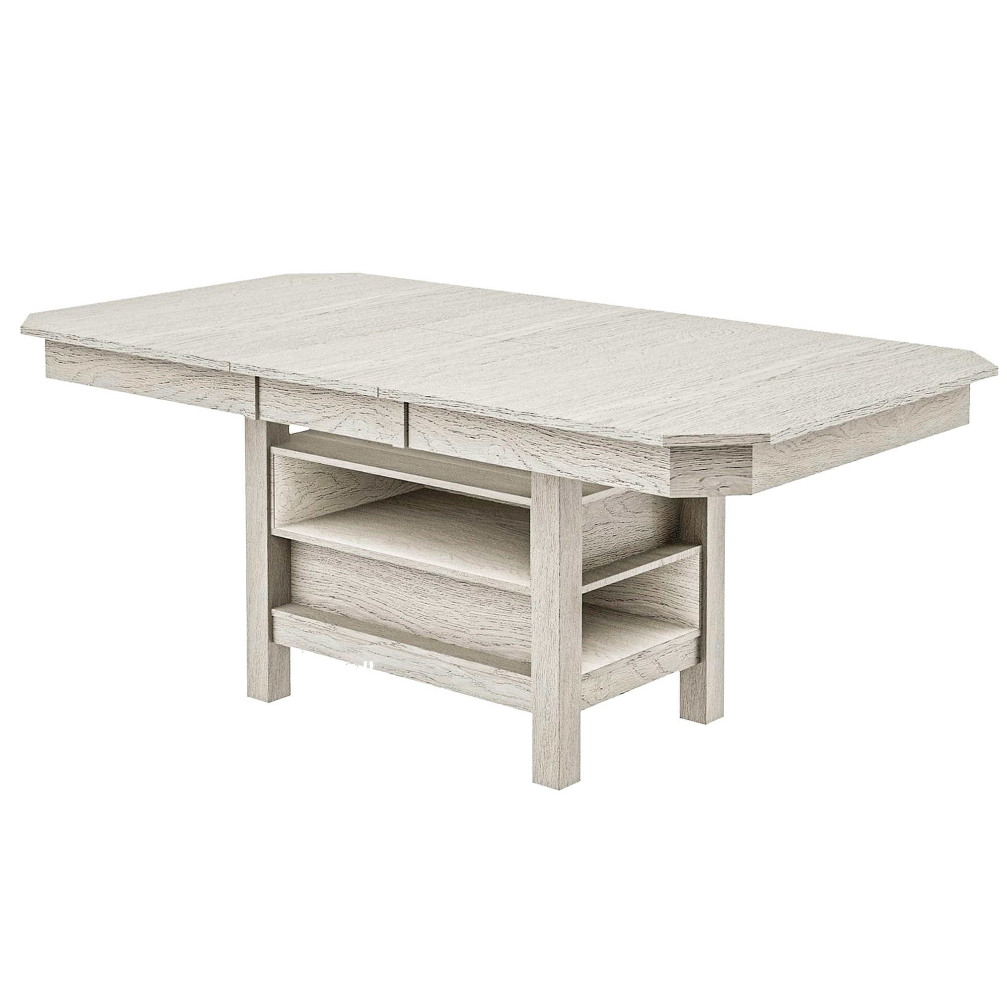 Photo 1 of **MISSING PARTS**
Peatuk 77.7'' Extendable Dining Table for 6, Farmhouse Solid Wood Dining Table for Kitchen, Dining Room, Restaurant, Natural Eco-Friendly, Washed Gray