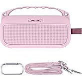 Baval Soft Silicone Cover Case for Bose New SoundLink Flex Portable Bluetooth Speaker 2nd Gen,Petal Pink Silicone Cover
