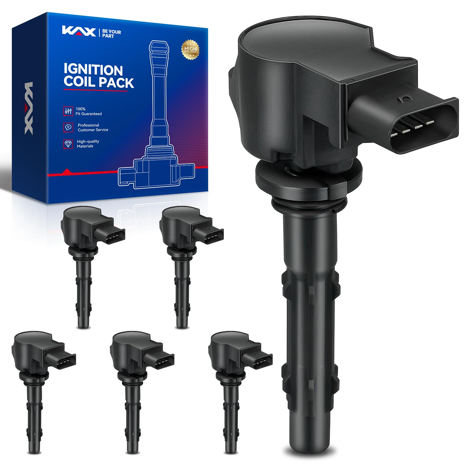 Photo 1 of KAX UF535 Ignition Coil Pack, 6 Pack Ignition Coil Compatible with GLK350, ML350, ML450, ML550, R350, S400, CLS550, S550, SL550, SLK280, SLK300, SLK350, Sprinter 2500, Sprinter 3500