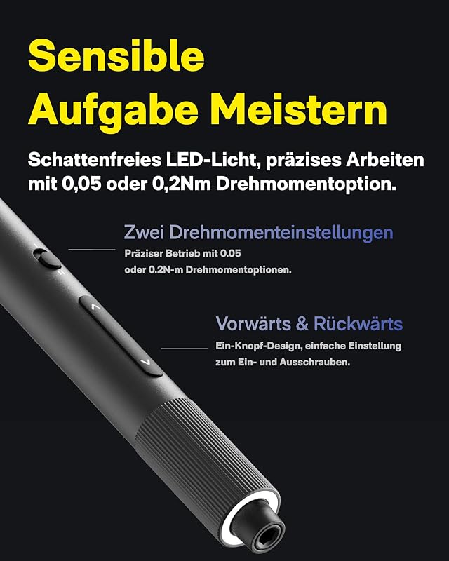 Feinmechaniker Akkuschrauber Set, Mini Elektrischer Schraubenzieher