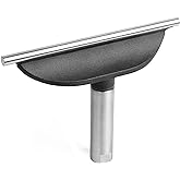 BMWOOD 8" Tool Rest with 1" Diameter 4" Total Length Post, Woodlathe Heavy Duty Round Bar Straight Tool Rest.