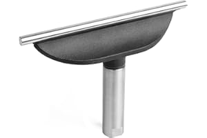 BMWOOD 8" Tool Rest with 1" Diameter 4" Total Length Post, Woodlathe Heavy Duty Round Bar Straight Tool Rest.