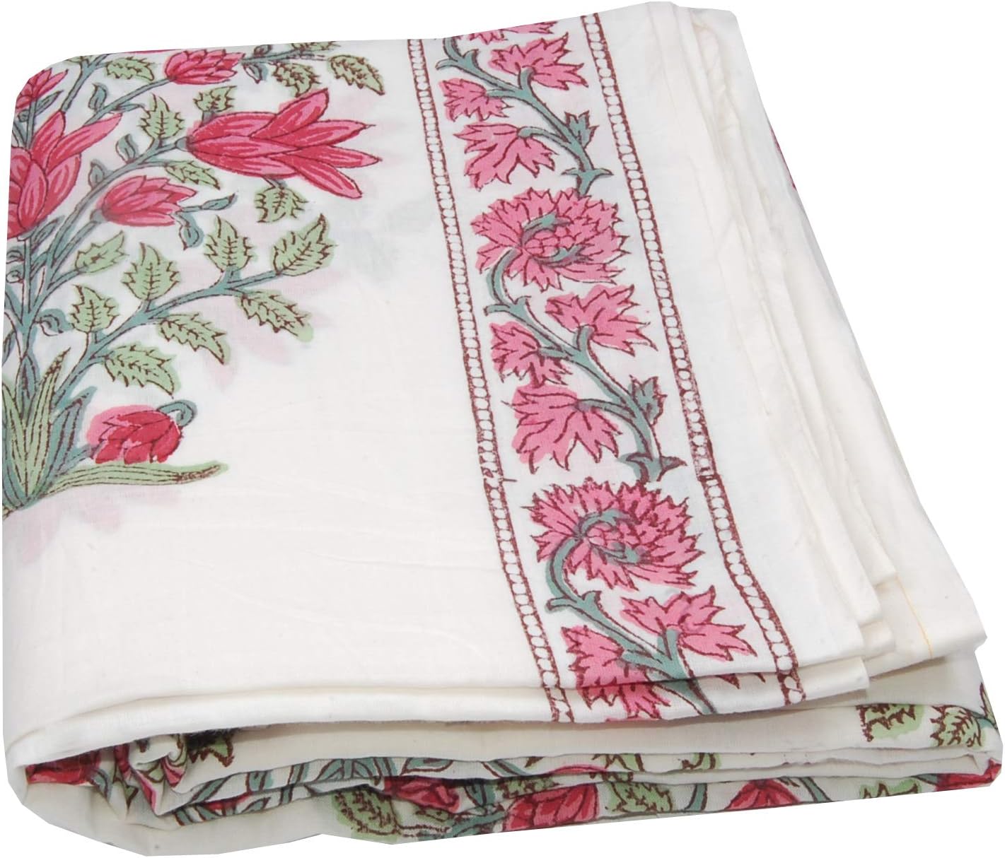 BANARSI DAS Jaipuri Hand Block Print Traditional Desgin Cotton Fabric, Size: 2.5mtr (Multi)