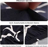 Teynewer 1 Seater Sofa Cover Bird Pattern Elastic Stretch Slipcover view 4