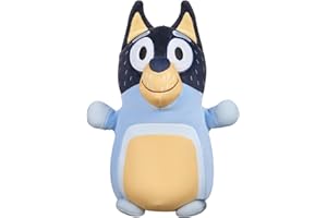 Squishmallows Original Bluey 10-Inch Bandit HugMees - Medium-Sized Ultrasoft Official Jazwares Plush