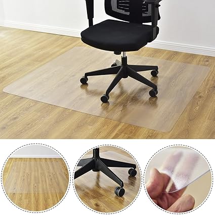 Vengaconmigo Tapis Protege Sol Pour Chaise De Bureau Tapis De Protection Antiderapant Transparent Tapis De Sol Pvc Resistant Indechirable 1500 X 1200 X 1 5 Mm Amazon Fr Cuisine Maison
