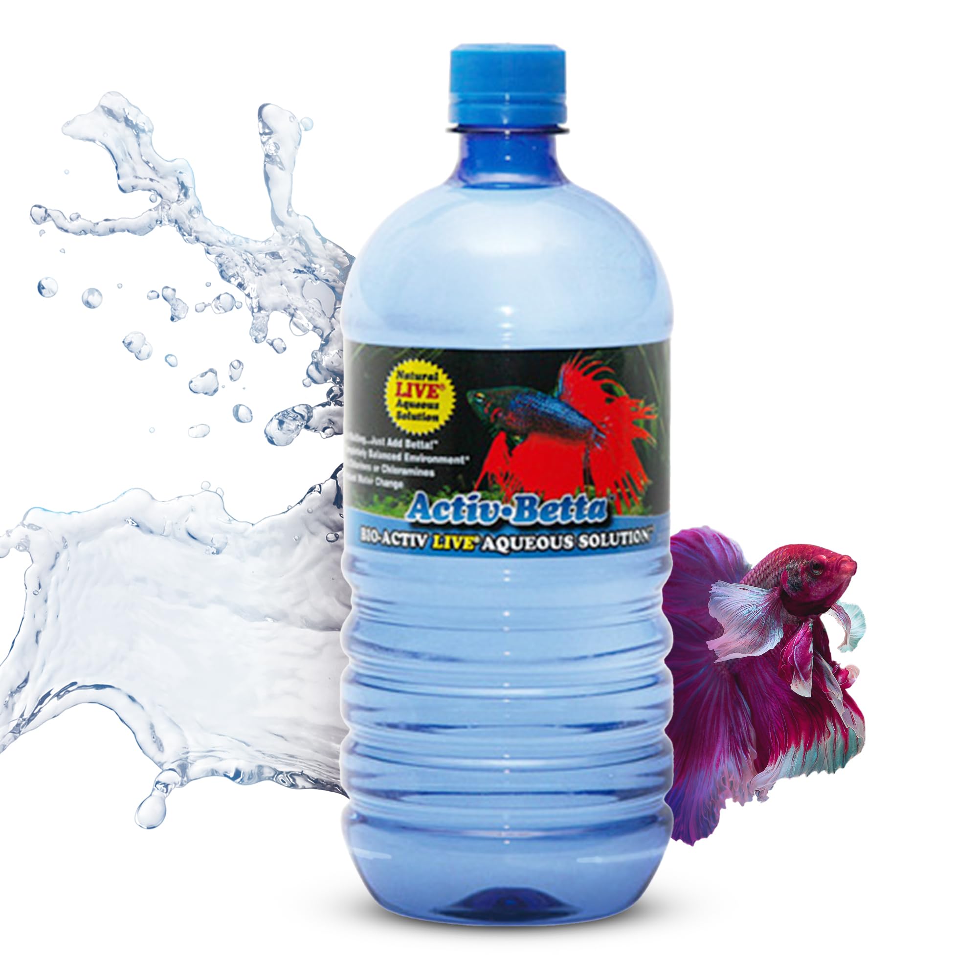 Photo 1 of Activ Betta Bio-Activ Live Aqueous Solution - 33.8 fl oz - Ready-to-Use Water Conditioner, Supports Water Stability & Instant Cycling for Aquariums