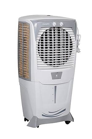 Crompton Ozone 55Ltrs Honey Comb Pad Desert Air Cooler (White-Grey)