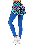 Bornore 80s Retro Tummy Control Leggings for Women