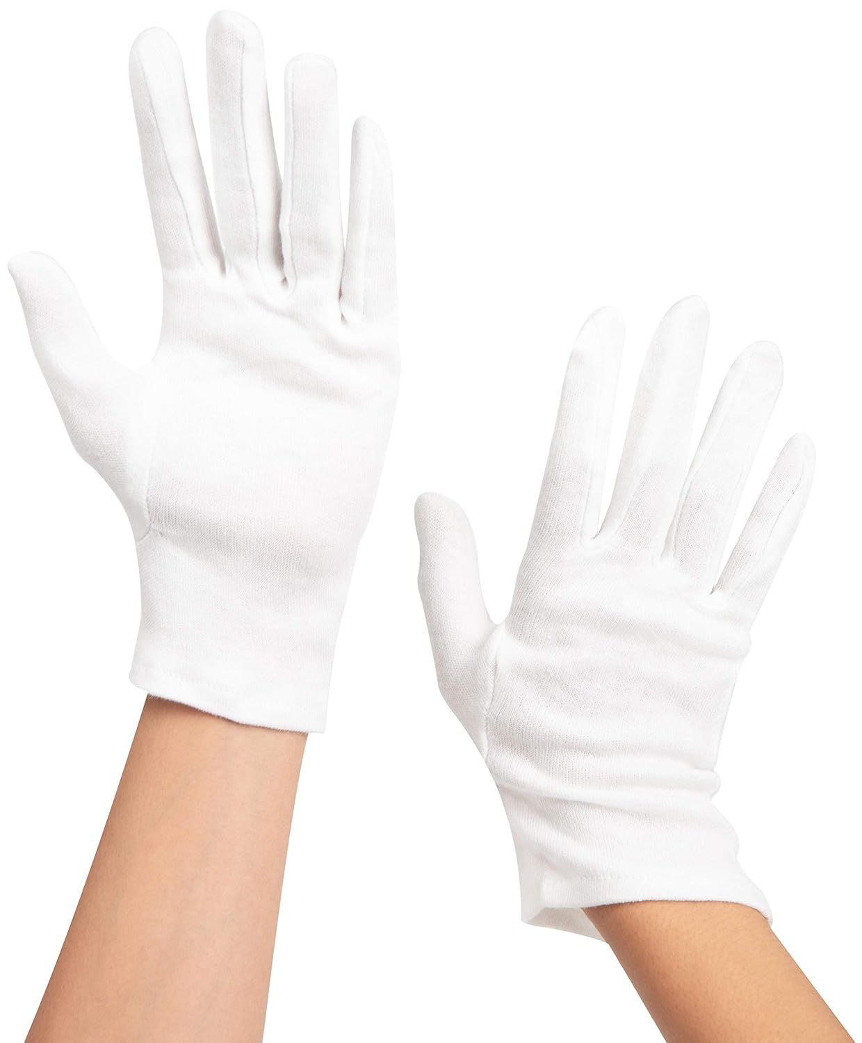 100% Organic Cotton Moisturizing Eczema Gloves for Dry Sensitive Skin - 6 Pairs : Beauty