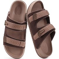Amazon.com | COFACE Mens Recovery Sandals Arch Support 