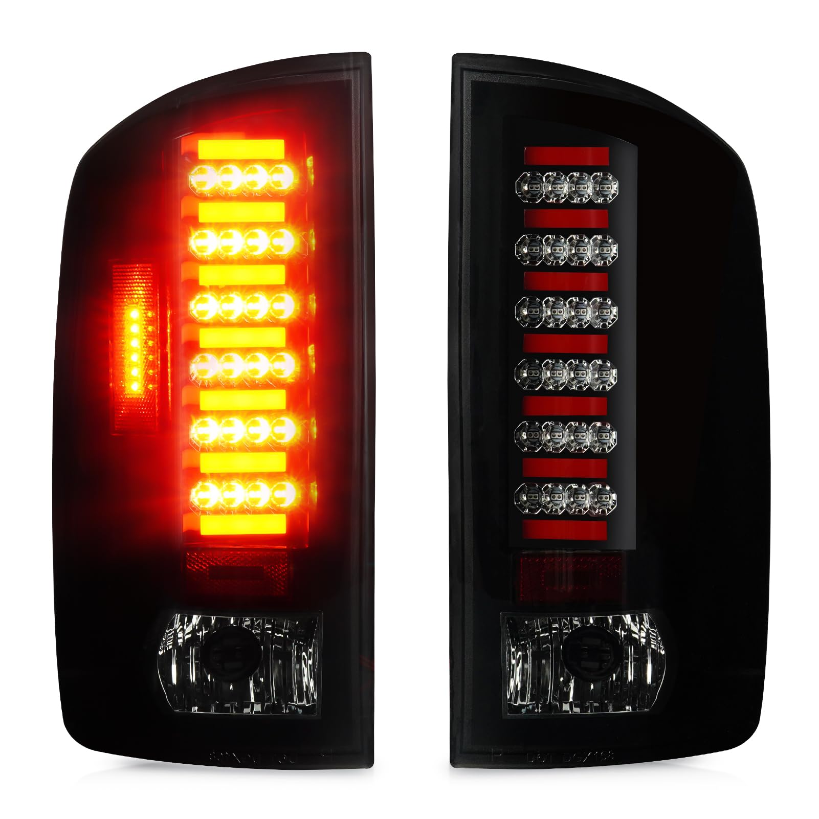 Photo 1 of Tresound LED Tail Light for Dodge Ram 1500 2002-2006, Ram 2500 3500 2003-2006, Rear Taillight Assembly, 55077348AF 55077347AF CH2801147 CH2800147