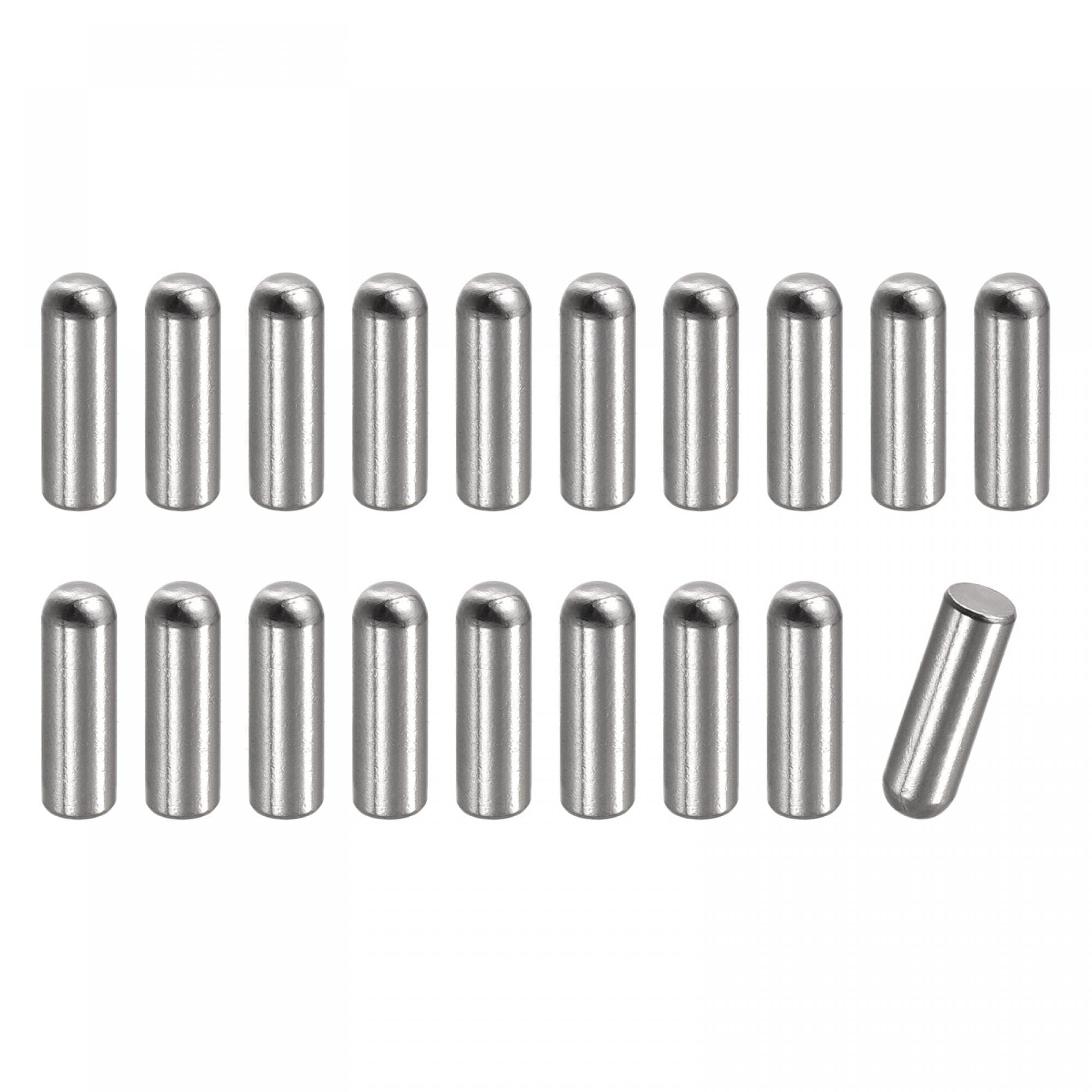 TA-VIGOR 20Pcs 5mm x 15mm Dowel Pins, 304 Stainless Steel Shelf Support Cylindrical Pin Pegs Shelf Support Pegs Fasten Elements for Furniture, Cabinets, and Mechanical Applications