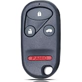 SUPALAND Key Fob Keyless Entry Fits for Honda CR-V CRV 2002 2003 2004 Remote Control Replacement FCC ID:OUCG8D-344H-A, 72147-S9A-A01 4-Buttons