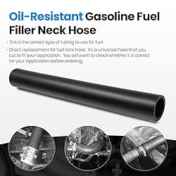 TKKEUEP Gasoline Fuel Filler Neck Hose with 4