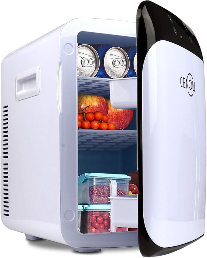 15L Mini Fridge with Cooler and Warmer, 15 Liter Large Capacity Portable Compact