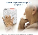 VTech CL1100 Corded Landline Phone with Big Button Visual Ring Indicator view 5