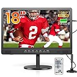 Desobry 18.5" Portable TV with Antenna, 6500mAh