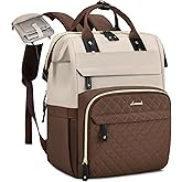 LOVEVOOK Laptop Backpack for Women, 15.6 inch Waterproof Nurse Bag Teacher Work Backpack Purse for Women, Travel Computer Backpack for College Office Business Ladies