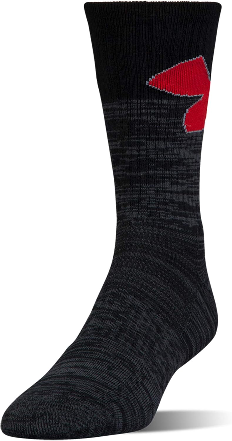 Under Armour Youth Phenom Curry Crew Socks, 3-Pairs, Red, Shoe Size: Youth 13.5K-4Y: Clothing