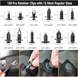Uolor 268Pcs Trim Removal Tool Kit with Storage Bag car panel tools view 8