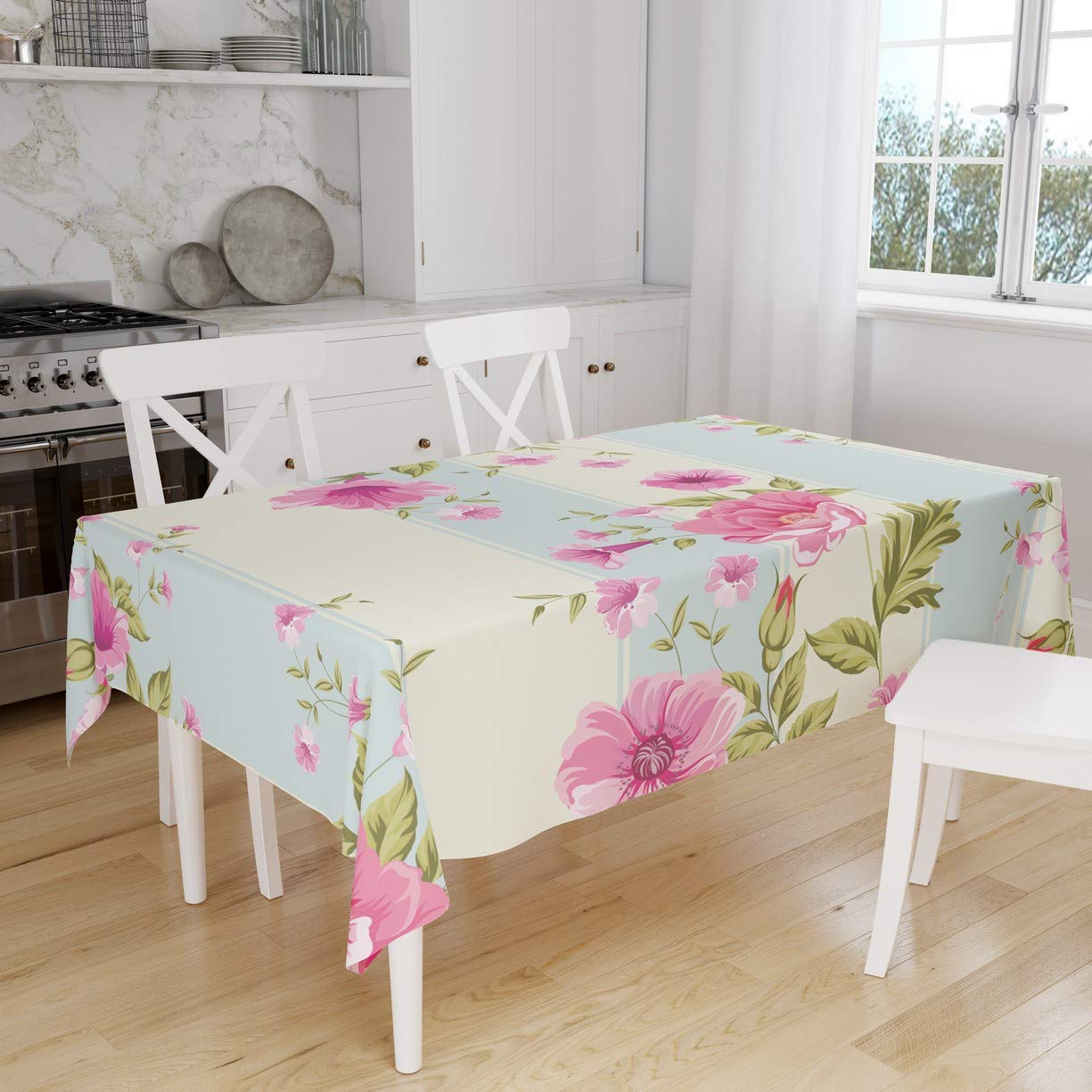 Bonamaison Kitchen Decoration, Tablecloth, 140cm x 160cm - Designed and Manufactured in Turkey