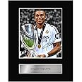 Generic Kylian Mbappe RM Pre Printed Signature Signed Mounted Photo Display #11 Printed Autograph Picture 10x8 Inch Mount Wall Art Photograph for Living Room