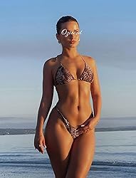 OZICERD String Bikini Tops for Women Bathing Suit