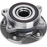 KUSATEC 513348 Front Wheel Bearing and Hub Assembly | Compatible with 2015-2017 Chrysler 200, 2013-2016 Dodge Dart, 5 Lug Bolts w/ABS