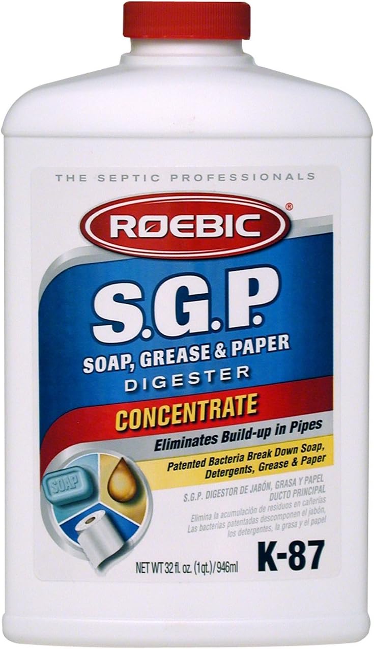 Roebic K-87-Q-C1500 SGP 32-Ounce Soap,Grease and Paper Digester Concentrate