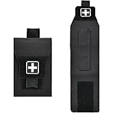 Mini IFAK Micro Trauma Pouch | Compact Empty EDC First Aid Organizer | Portable Stop Bleeding Supplies Pouch for Medic Gear & Survival Kits