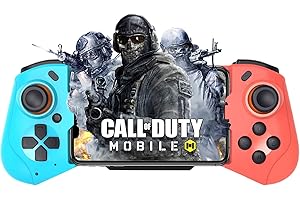 Joso Mobile Game Controller for iPhone, Android, PC, Steam, Direct Play, 15 Hours Playtime, Phone Controller Gamepad Joystick for iPhone 16 15 14 13 12 Pro Max, Galaxy S25 S24 S23 S22 Ultra, iPad, Tablet, MFi Games