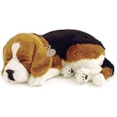Perfect Petzzz Original Petzzz Beagle, Realistic, Lifelike Stuffed Interactive Pet Toy, Companion Pet Dog with 100% Handcrafted Synthetic Fur