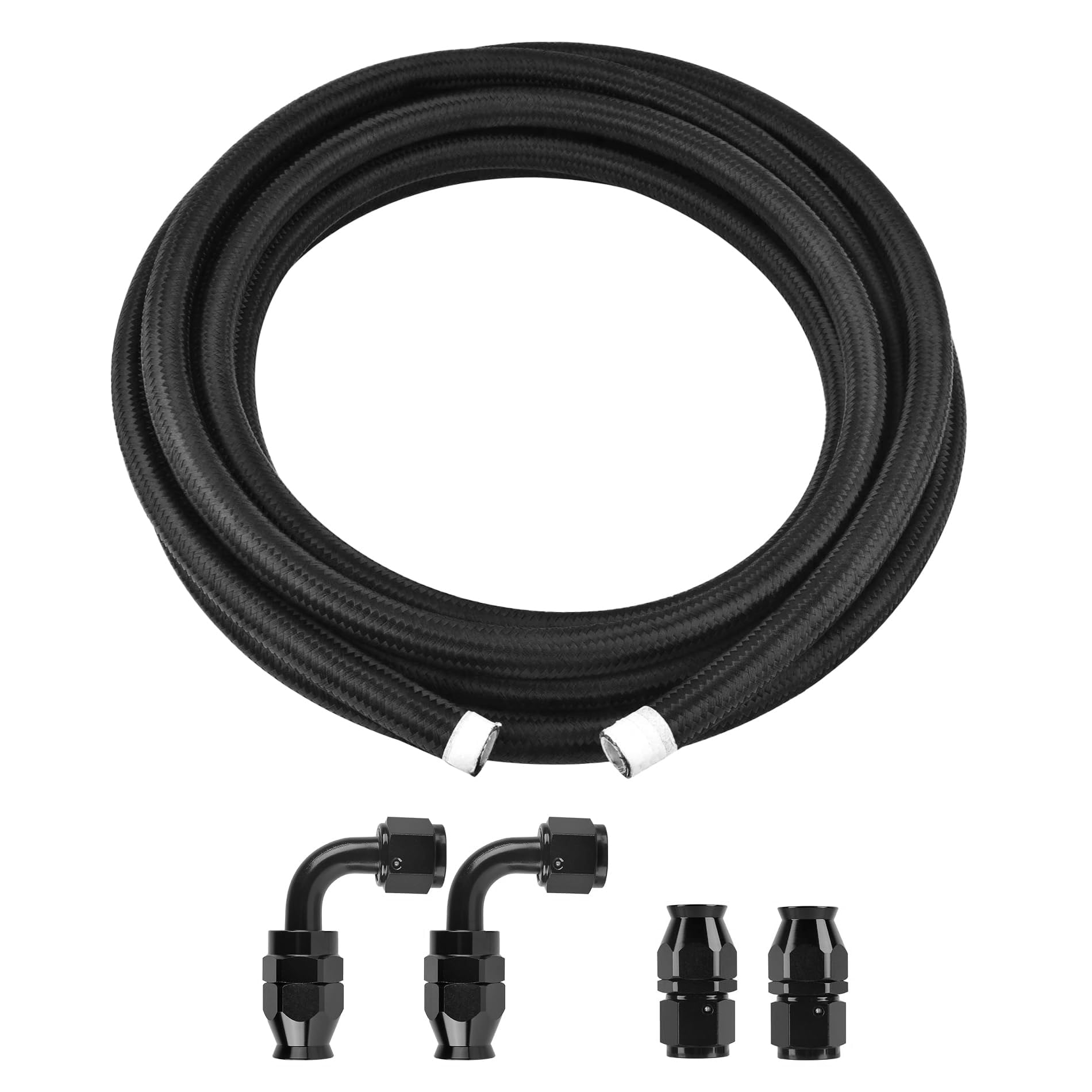 Photo 1 of EVIL ENERGY 6AN PTFE Fuel Line Kit, AN6 E85 Fuel Hose kit 10FT Black