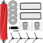 15 Pack Replacement Parts for Q Revo Robot Vacuum, Q Revo Accessory Replacement Kits (1 Rolling Brush + 2 HEPA Filters + 2 Du