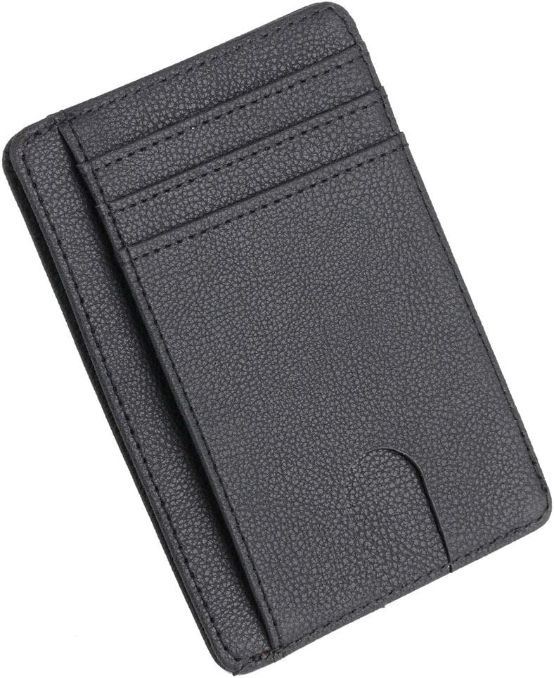 Zchenchen RFID Blocking Wallet Credit ID Card Holder Slim Leather Purse Portable Travel Money Case For Men Women