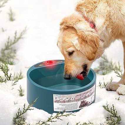 Amazon Com Petleso Heated Dog Water Bowl Outdoor Dog Water