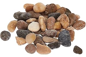 Super Z Outlet Mini Assorted Garden Beach Stone Rocks Pebbles Aquarium Lake Collection for Outdoor & Indoor Home Garden Decoration, Arts & Crafts Projects, Party Favors, Invitation (1 Pound Bag)