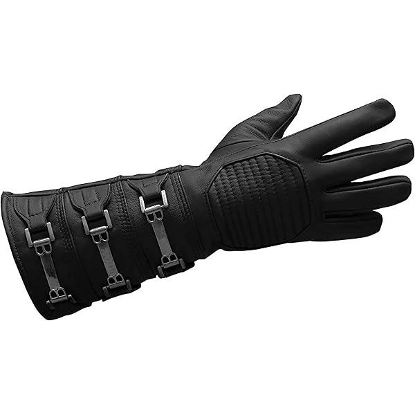 Brazaletes De Cuero Medievales – Guantes Largos De Caballero Vikingo – Ajustables Y Resistentes Para Cosplay Y Disfraces