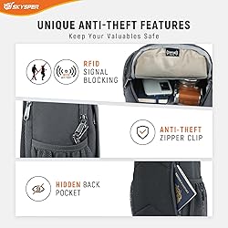 SKYSPER Sling Bag RFID Cross Body Bag Recycled