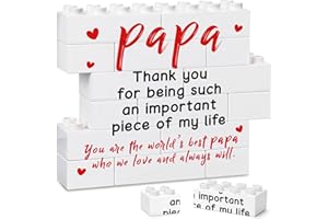 BDAYPTION Grandpa Plaque Christmas Gifts for Papa Gifts from Grandkids, Gifts for Grandpa Papa Grandparents, Papa Birthday Gifts from Granddaughter, Good Grandpa Granddad Grandfather Gifts, Papa Decoration Sign