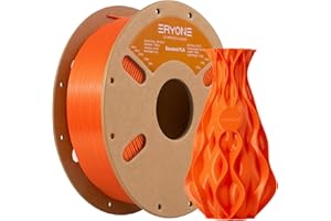 ERYONE PLA Filament 1.75mm, 3D Printer Filament PLA, -0.03mm, 1kg(2.2lbs)/Spool, Orange