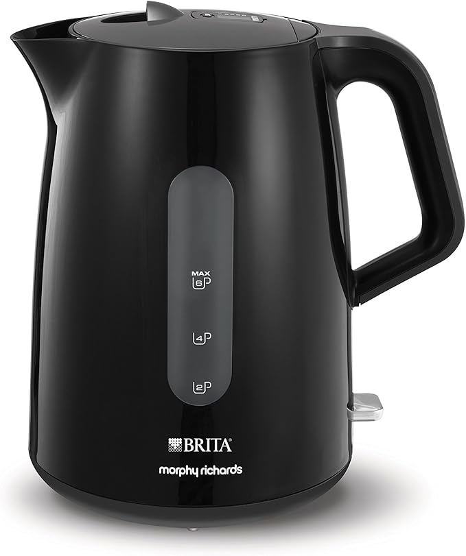 Morphy Richards 120009 Brita Filter Electric Jug Kettle, 3000 W, Black