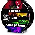 Creative Conceptions Sex Ties and Bondage Tape, Black (STBT-B)