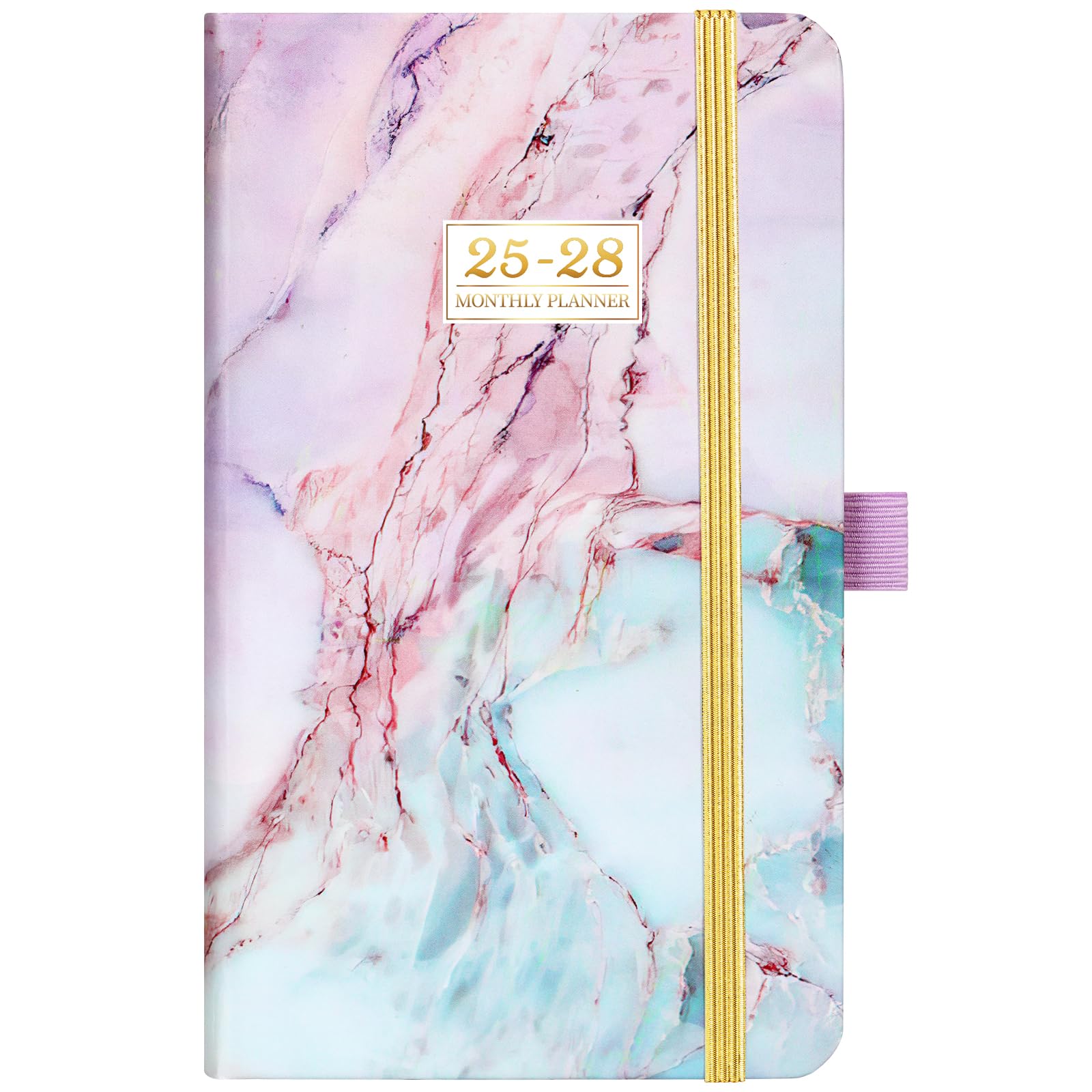 Photo 1 of 2025-2028 Pocket Planner - Monthly Pocket Planner 2025-2028, July 2025 - June 2028, 6.3" x 3.7", 3-Year Monthly Planner with Inner Pockets, 63 Notes Pages