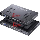 AV Access HDBaseT 8K60Hz HDMI Extender Over Cat 6a/7 Ethernet 131ft 40Gbps | 4K120Hz, Zero Latency, HDR10, Audio Extraction, Bi-Directional IR/RS232, PoC, CEC, HDMI2.1&amp;HDCP 2.3,EDID, Dolby Atmos, DTS:X