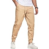 COOFANDY Men's Cotton Drawstring Jogger Pants