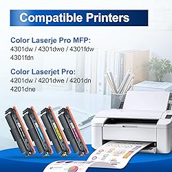 210X Toner Cartridges 4 Pack High Yield Compatible