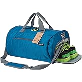 Kuston Sports Small Gym Bag for Men and Women Travel Duffel Bag Workout Bag with Shoes Compartment&Wet Pocket