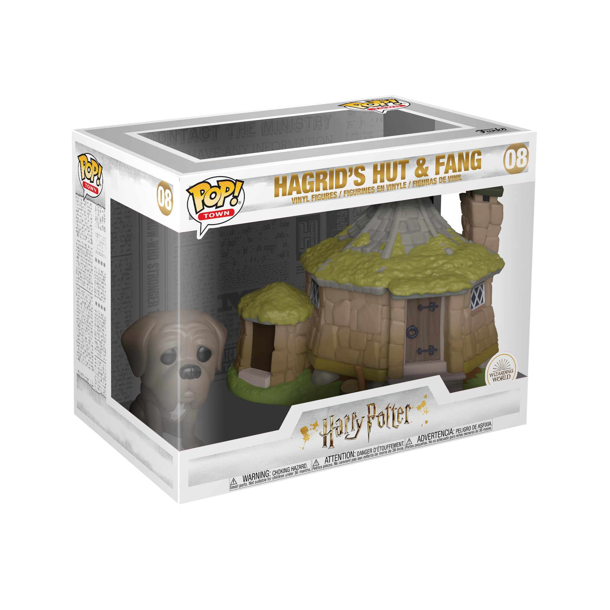 Funko POP! Town: Harry Potter-Hagrid's Hut With Fang - Collectable Vinyl Figure - Gift Idea - Official Merchandise - Toys for Kids & Adults - Movies Fans - Model Figure for Collectors and Display
